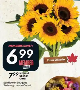 Sobeys Sunflower Bouquet offer