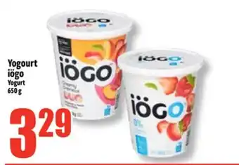 Bonanza Yogourt iögo offer