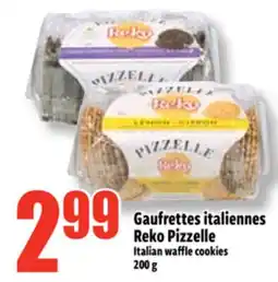 Bonanza Gaufrettes italiennes Reko Pizzelle offer