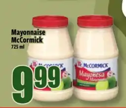 Bonanza Mayonnaise McCormick offer
