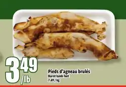 Bonanza Pieds d'agneau brulés offer