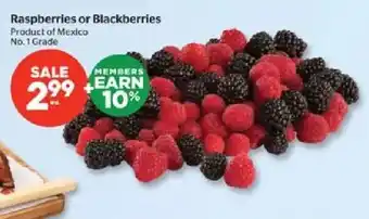 Calgary Co-op Raspberries or Blackberries offer