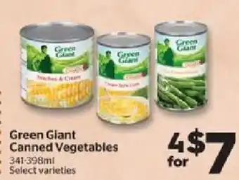 Calgary Co-op Green Giant Canned Vegetables offer