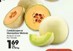 Calgary Co-op Cantaloupe or Honeydew Melons offer