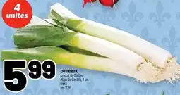 Metro poireaux offer