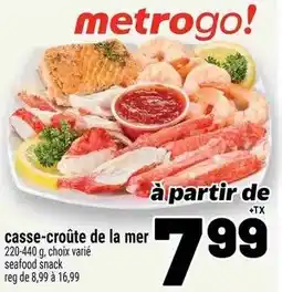 Metro metrogo! casse-croûte de la mer offer