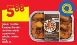 Maxi Jonathan Garnier crumble cake offer