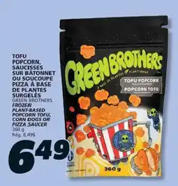 IGA Green brothers tofu popcorn offer