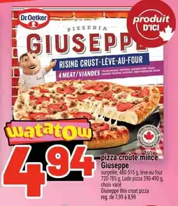 Metro Dr.Oetker Giuseppe pizza croute mince offer