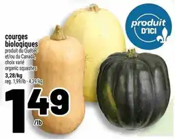 Metro organic squashes offer