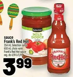 Metro Frank's Red Hot sauce offer