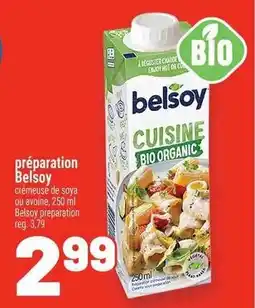 Metro Belsoy cuisine bio organic offer