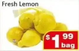 Jian Hing Supermarket Fresh Lemon offer