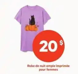 Maxi Robe de nuit ample imprimée pour femmes offer