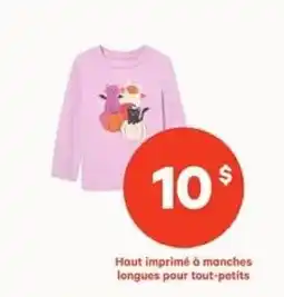 Maxi Haut imprimé à manches longues pour tout-petits offer