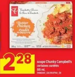 Maxi Campbell's soupe Chunky certaines variétés offer