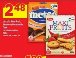 Maxi Dare biscuits Maxi Fruit, Meteo ou Normandie offer