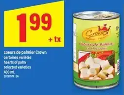 Maxi Crown coeurs de palmier offer