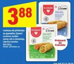 Maxi Summ! rouleaux de printemps ou quenelles offer