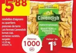 Maxi Cavendish potato wedges offer