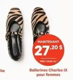 Maxi Charles IX ballerines pour femmes offer