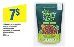 Maxi Farm Girl high protein, no sugar cereal offer