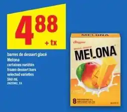 Maxi Melona frozen dessert bars offer