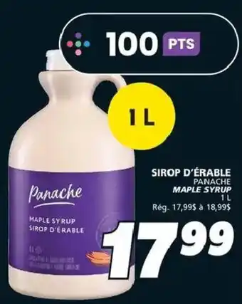 IGA Panache maple syrup offer
