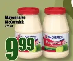 Bonanza McCormick mayonnaise offer