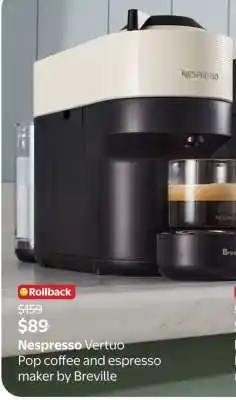Walmart Nespresso Vertuo offer