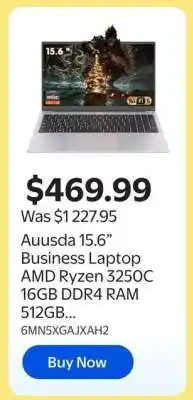 Walmart Auusda 15.6” Business Laptop offer