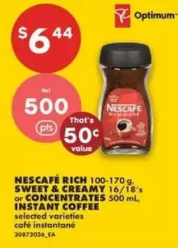 No Frills Nescafe Rich offer