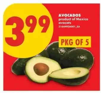 No Frills Avocados offer