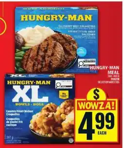 Food Basics HUNGRY-MAN MEAL offer