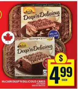Food Basics McCAIN DEEP’N DELICIOUS CAKES offer