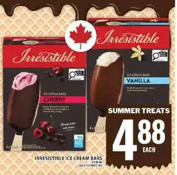 Food Basics Irresistible Ice Cream Bars offer