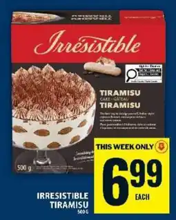 Food Basics Irresistible Tiramisu offer