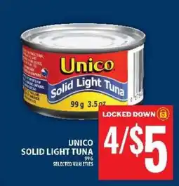 Food Basics UNICO SOLID LIGHT TUNA offer
