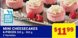 M & M Food Market MINI CHEESECAKES offer