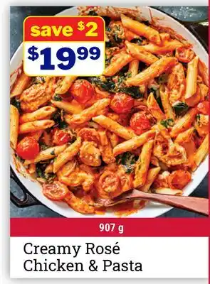 M & M Food Market Creamy Rosé Chicken & Pasta offer