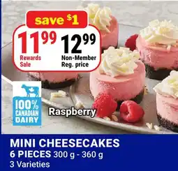 M & M Food Market MINI CHEESECAKES offer