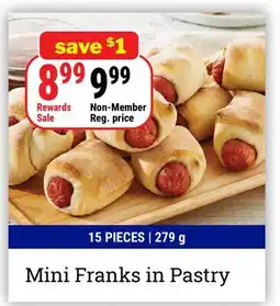 M & M Food Market Mini Franks in Pastry offer