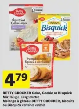 Co-op Betty Crocker cake, cookie or bisquick offer