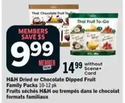 Co-op H&H Dried or Chocolate Dipped Fruit offer