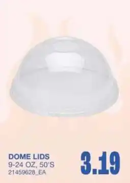 Wholesale Club Dome lids offer