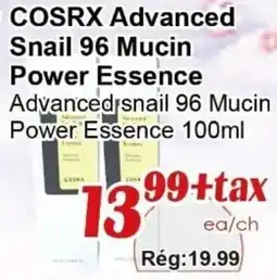 Marche C&T Cosrx advanced snail 96 mucin power essence offer