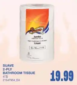 Wholesale Club Suave 2-ply bathroom tissue offer