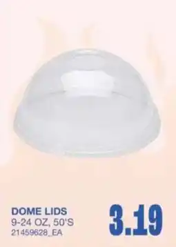 Wholesale Club Dome lids offer