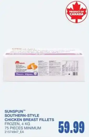Sunspun southern-style chicken breast fillets