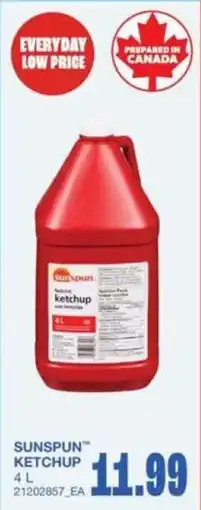 Wholesale Club Sunsun ketchup offer